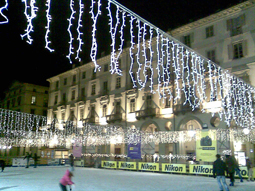 Luminarie per pista di pattinaggio